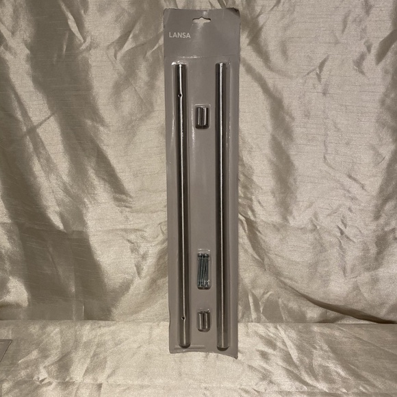 Vintage IKEA Lansa Stainless Cabinet Pulls 17.5”-Set of 22 Thailand